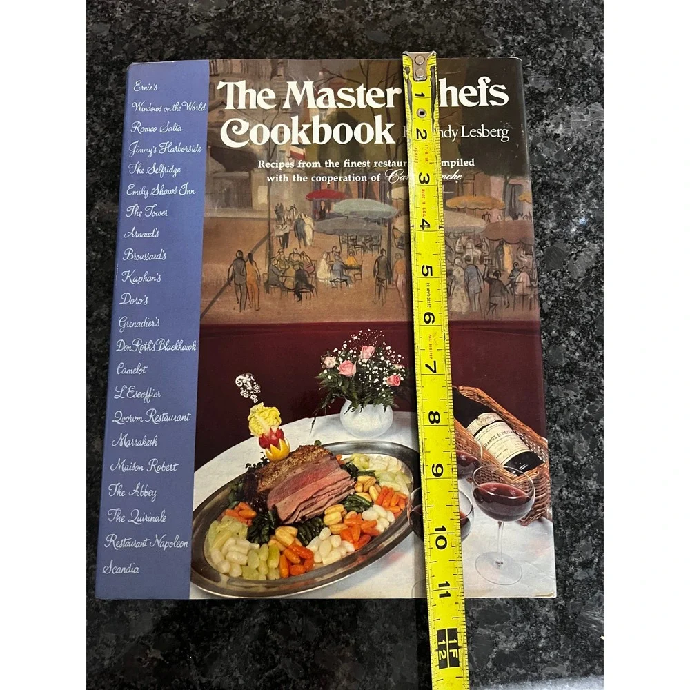 The Master Chefs Cookbook by Sandy Lesberg Vintage‎ Recipes 1980